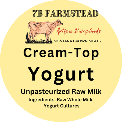 7B Farmstead Cream-Top Raw Cream-Top Yogurt Subscription