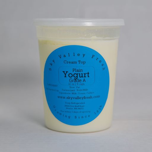 Monroe Creamery SVF Plain Grade A Whole Yogurt Share