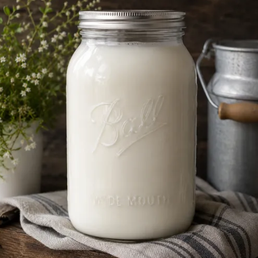 Easton Farm Raw Whole Milk Subscription (Half Gallon Glass Jar)