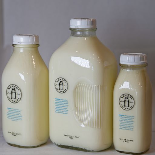 Monroe Creamery Raw Milk (Not Pasteurized)